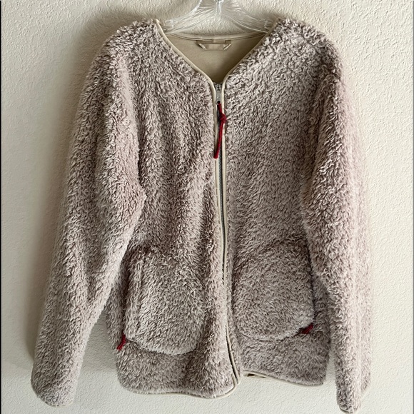 Lululemon Tan teddy bear Sherpa Jacket 12 - Picture 1 of 3